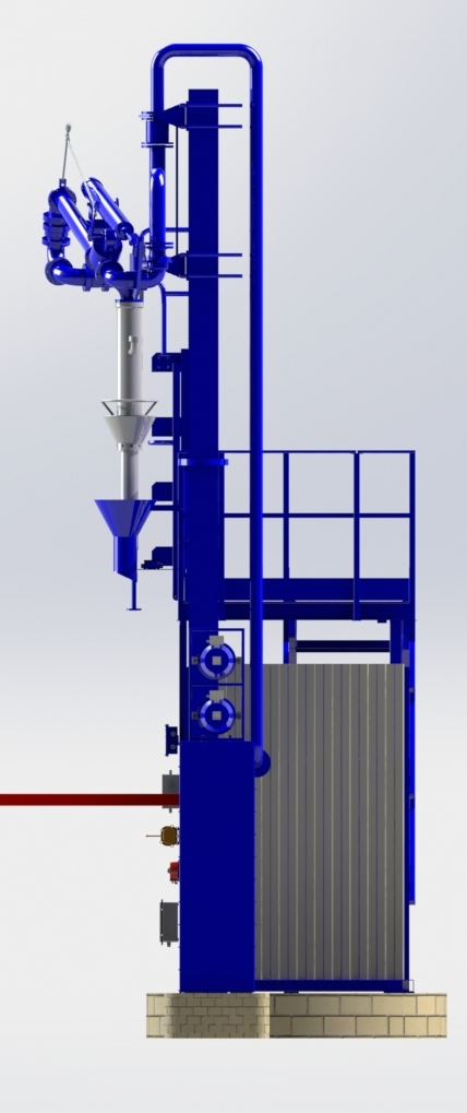 Эстакада налива а/м - узел учета в боксе (Одна площадка)