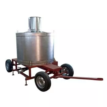 Мерник М2Р-2000-01 Нержавеющая сталь, Без пеногасителя, Нижний слив, Шасси, Насос