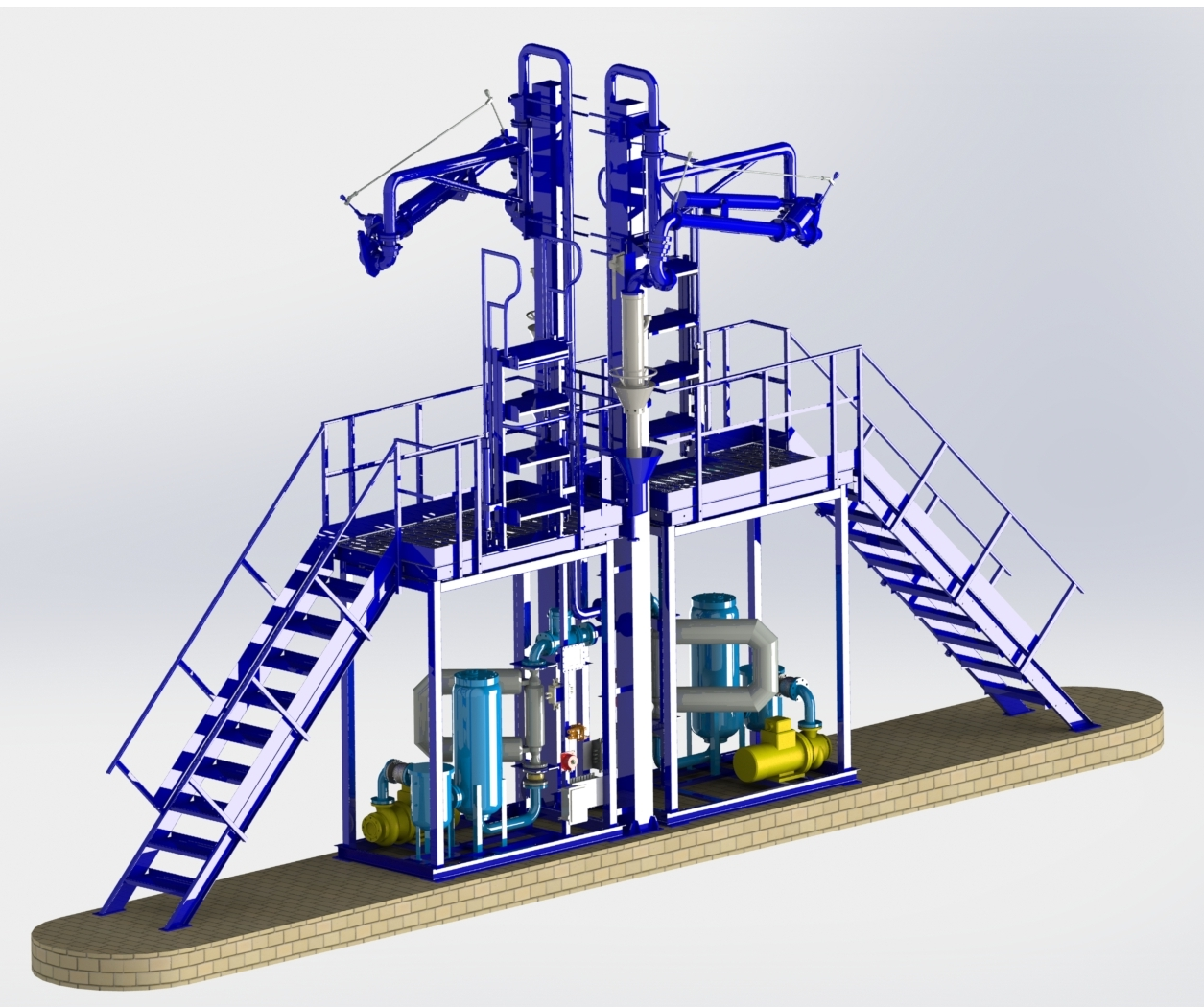 Эстакада налива а/м - электрообогрев узла учета (Две площадки)