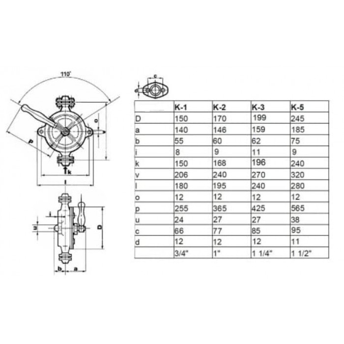 Насос ручной для дизельного топлива, бензина и масла Petroll K1