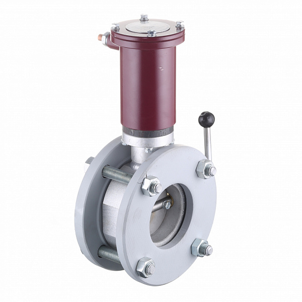 Клапан DN 80 (50 - 100) PN5, (ЭМК) с комплектом фланцев, крепежом